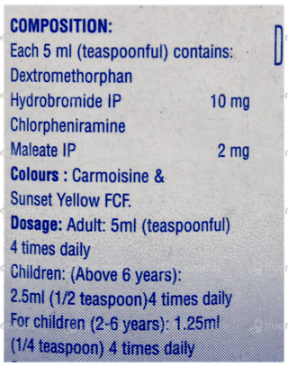 Topex Dx Sugar Free Syrup 100Ml