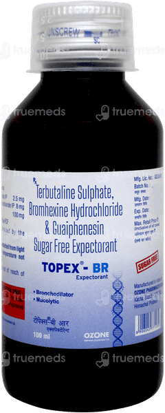 Topex Br Sugar Free Expectorant 100ml