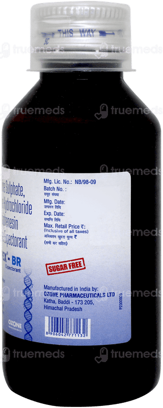 Topex Br Sugar Free Expectorant 100ml