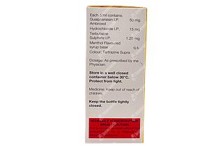 Tossex Xp 50/1.25/15 MG Syrup 100 ML