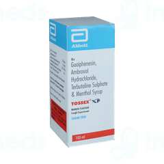 Tossex Xp Mango Flavour Sugar Free Expectorant 100ml Tossex Xp Mango Flavour Sugar Free Expectorant 100ml