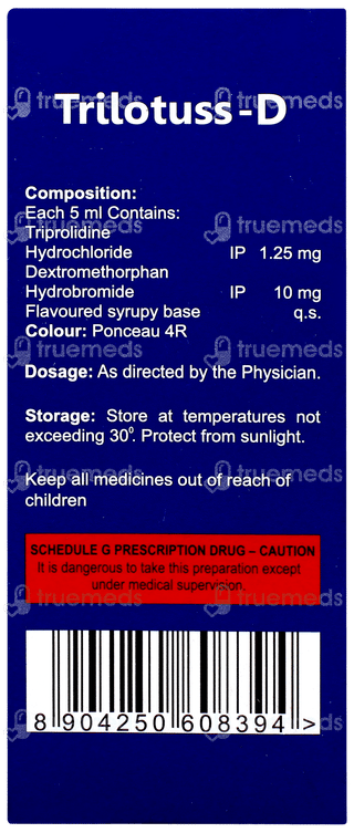 Trilotuss D Syrup 100ml