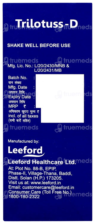 Trilotuss D Syrup 100ml