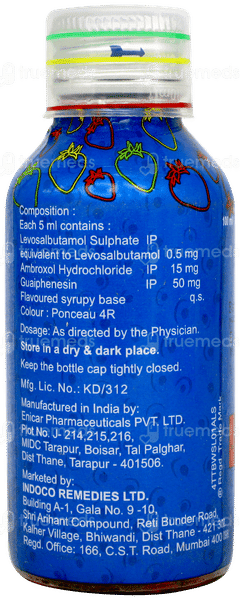 Tuspel Ls Strawberry Flavour Syrup 100ml