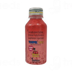 Tuspel Ls 1 Cherry Flavour Sugar Free Expectorant 100ml Tuspel Ls 1 Cherry Flavour Sugar Free Expectorant 100ml
