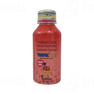 Tuspel Ls 1 Cherry Flavour Sugar Free Expectorant 100ml