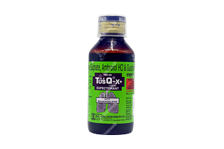 Tusq X Plus 50/1.25/15 MG Syrup 100 ML