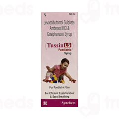 Tussin Ls Paediatric Syrup 60Ml