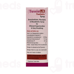 Tussin Ls Paediatric Syrup 60Ml