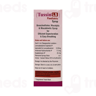 Tussin Ls Paediatric Syrup 60Ml
