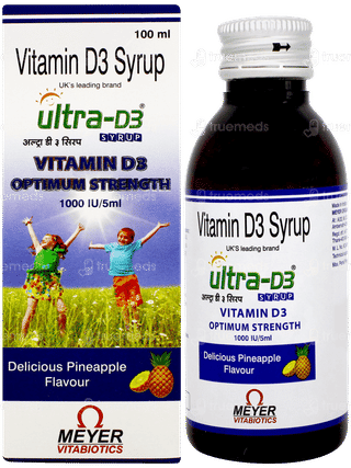 Ultra D3 Pineapple Flavour Syrup 100ml