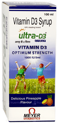 Ultra D3 Pineapple Flavour Syrup 100ml