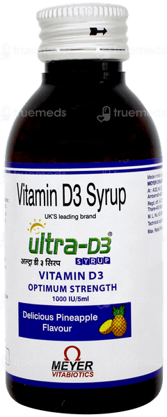 Ultra D3 Pineapple Flavour Syrup 100ml