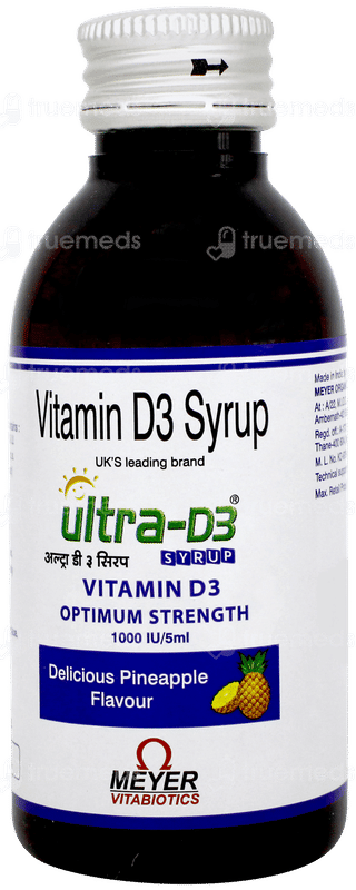 Ultra D3 Pineapple Flavour Syrup 100ml