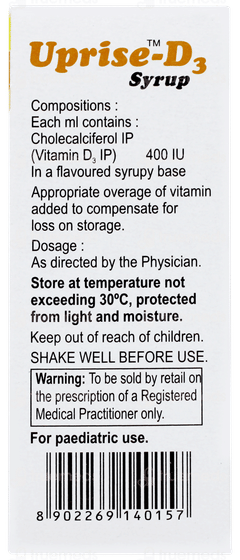 Uprise D3 Syrup 30ml Uprise D3 Syrup 30ml