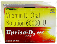 Uprise D3 60k Nano Shots Sugar Free Syrup 5ml
