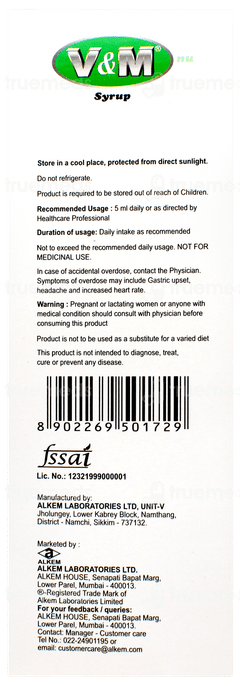 V & M Nu Mango Flavour Syrup 200ml V & M Nu Mango Flavour Syrup 200ml