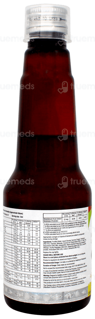 V & M Nu Mango Flavour Syrup 200ml