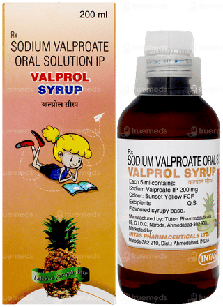 Valprol Pineapple Flavour Syrup 200ml