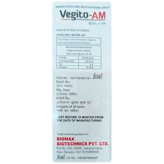 Vegito-Am Syrup 150 Ml