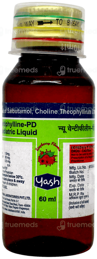 New Ventiphylline Pd Syrup 60ml