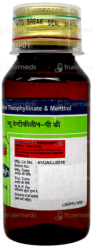 New Ventiphylline Pd Syrup 60ml