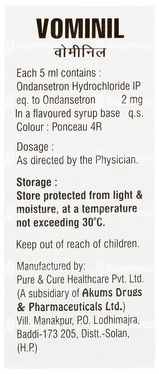 Vominil Syrup 30ml