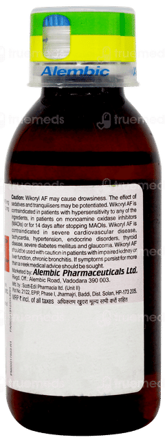 Wikoryl Af Syrup 60ml Wikoryl Af Syrup 60ml