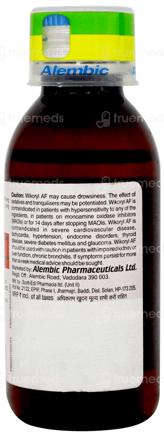 Wikoryl Af Syrup 60ml