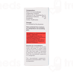 Ximeceff 50 MG Syrup 30 ML Ximeceff 50 MG Syrup 30 ML