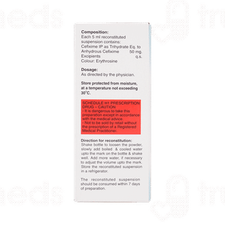 Ximeceff 50 MG Syrup 30 ML