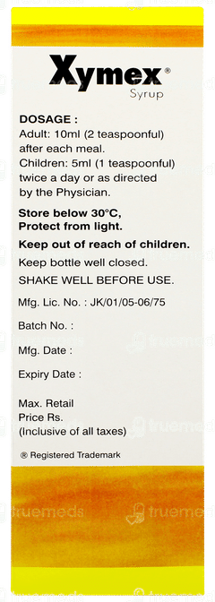 Xymex Orange Flavour Syrup 200ml Xymex Orange Flavour Syrup 200ml