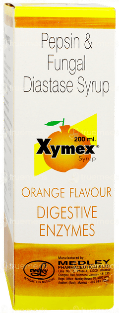 Xymex Orange Flavour Syrup 200ml Xymex Orange Flavour Syrup 200ml