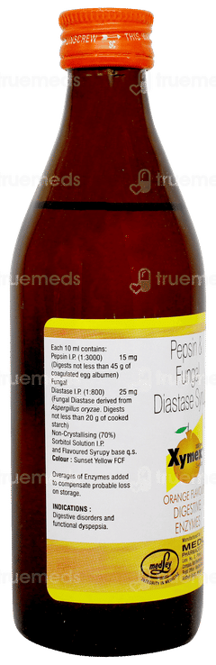 Xymex Orange Flavour Syrup 200ml Xymex Orange Flavour Syrup 200ml