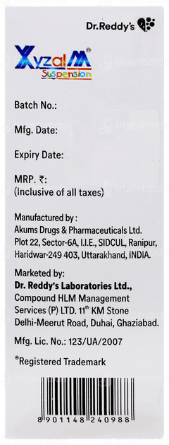 Xyzal M Suspension 60ml