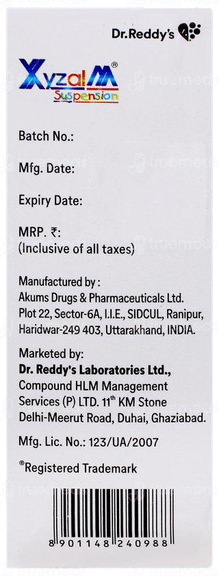 Xyzal M Suspension 60ml