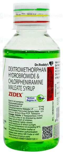 Zedex Mixed Fruit Flavour Syrup 100ml