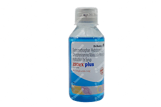 Zedex Plus Sugar Free Syrup 100ml