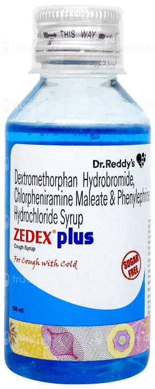 Zedex Plus Sugar Free Syrup 100ml