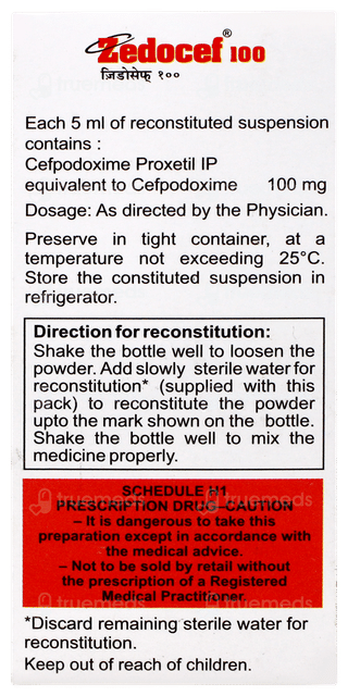 Zedocef 100 Suspension 30ml