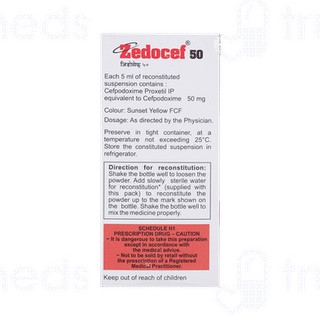 Zedocef 50 Suspension 30ml