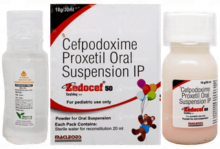 Zedocef 50 Suspension 30Ml