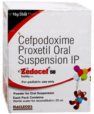 Zedocef 50 Suspension 30Ml