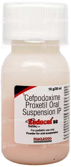 Zedocef 50 Suspension 30Ml Zedocef 50 Suspension 30Ml