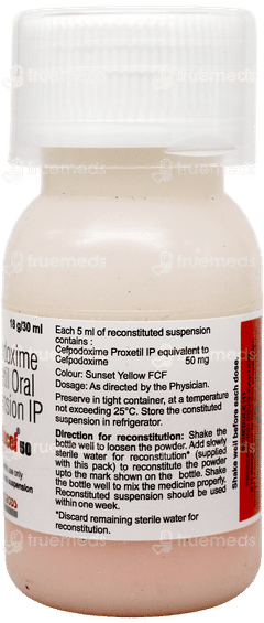 Zedocef 50 Suspension 30Ml Zedocef 50 Suspension 30Ml