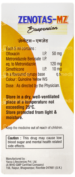 Zenotas Mz Mango Flavour Suspension 30ml