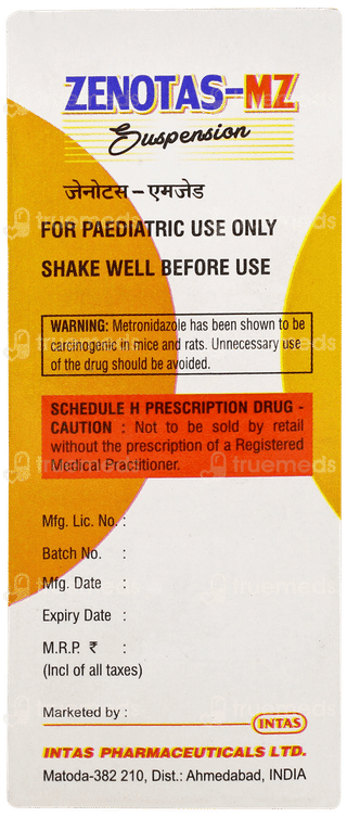 Zenotas Mz Mango Flavour Suspension 30ml