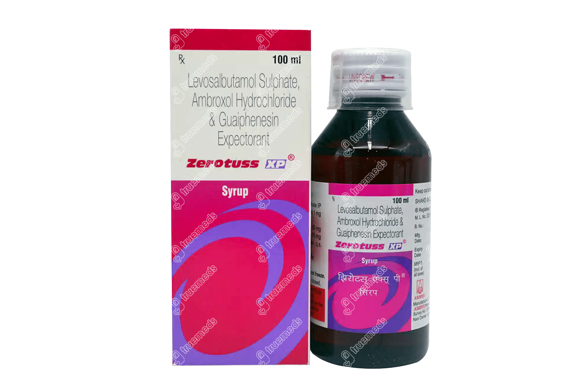 Zerotuss Xp 1/30/50 MG Syrup 100 ML Order Zerotuss Xp 1/30/50 MG