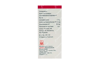 Zerotuss Xp 1/30/50 MG Syrup 100 ML