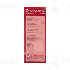 Zincogrand Syrup 100ml Zincogrand Syrup 100ml